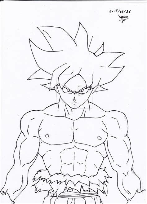 100 Epic Best Goku Ultra Instinct Drawing Black And White