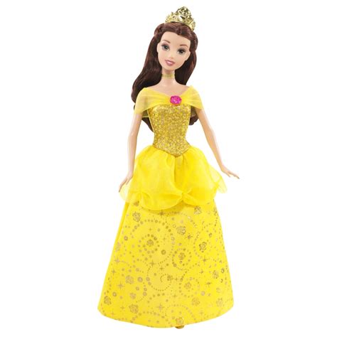 Disney Sparkling Princess Belle Doll Toy By Mattel R4842