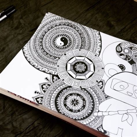 40 Black And White Mandala Art Drawings Like You Have Never Seen