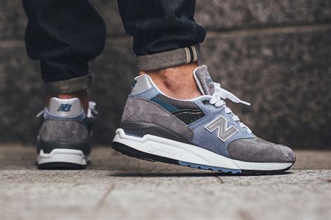 New Balance 998 Cool Grey Sneaker Bar Detroit