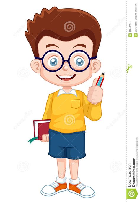 Genius Boy Stock Vector Illustration Of Person Male 27650075