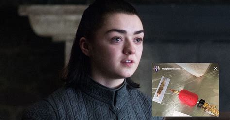 Maisie Williams Is Getting The Perfect Game Of Thrones Tattoo Game