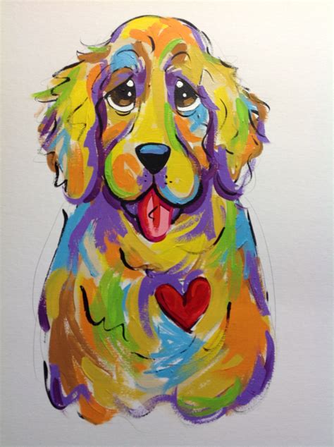 Goldylocks Golden Dreamer Dog Painting By Debby Carman