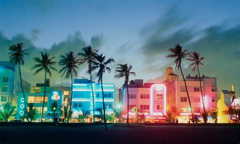 Miami Sobe Neon Hotels Skyline 2 Grand Beach Hotel South Beach Miami Miami Beach