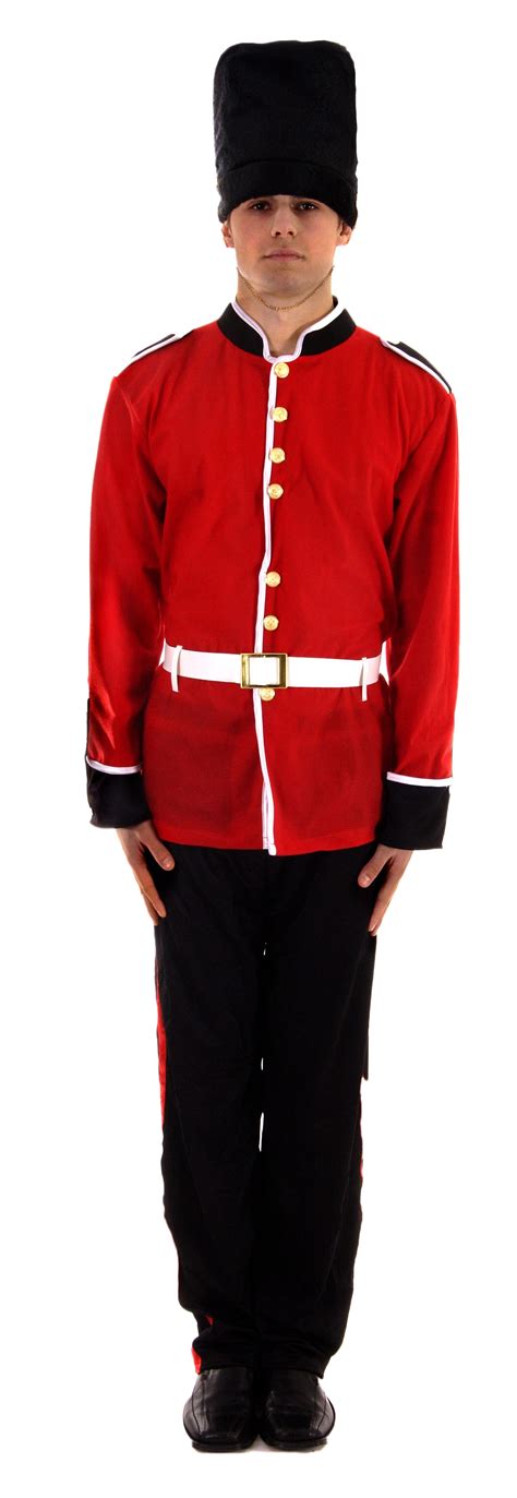 Royal Guard Soldier Mens Fancy Dress British Uniform Adult National