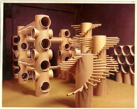 I Have Nothing To Say Cylindrical Paper Tube Furniture Cardboard Chair