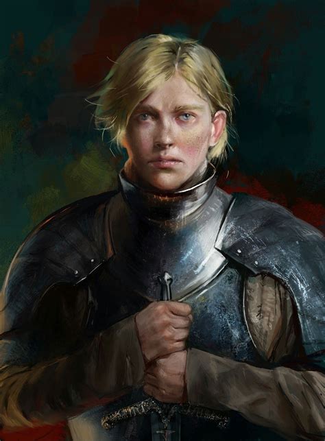 Brienne Of Tarth Asoiaf Art Character Portraits Brienne Of Tarth