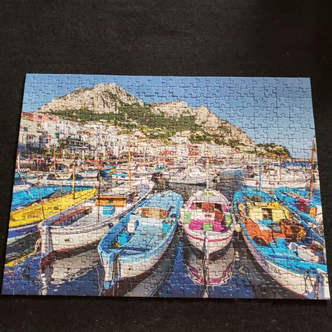 Photo puzzles in perfect quality. Colorful Marina, 500 piece puzzle, Ravensburger (With ...