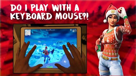 You Play With Keyboard And Mouse Fortnite Mobile Handcam Youtube