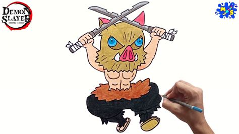 Demon Slayer Inosuke Drawing How To Draw Inosuke From Demon Slayer