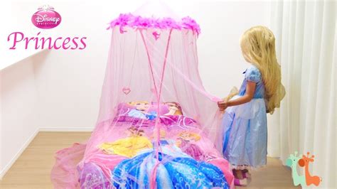 Delta children canopy toddler bed, disney princess. ディズニー プリンセスベッド お姫様ベッド / DIY Disney Princess Canopy Bed ...