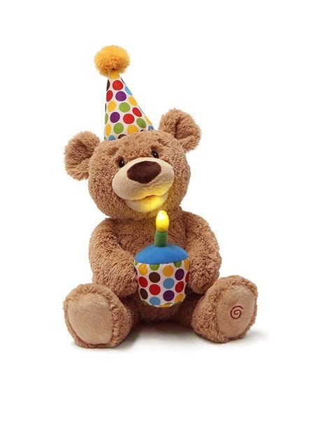 Gund Happy Birthday Bear Brown Th