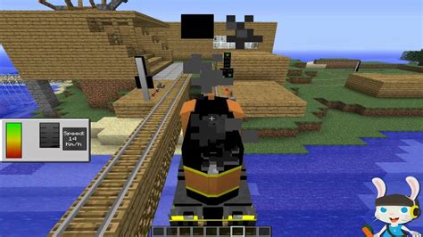 Minecraft Trains And Zeppelin Mod 3 Youtube
