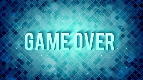 Blue Hd Game Over Wallpapers Hd Wallpapers Id 76783