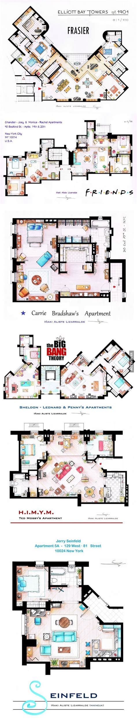 Floor Plans From Some Tv Series Sims Floor Plans How To Plan