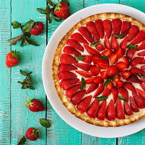 recette tarte aux fraises et mascarpone