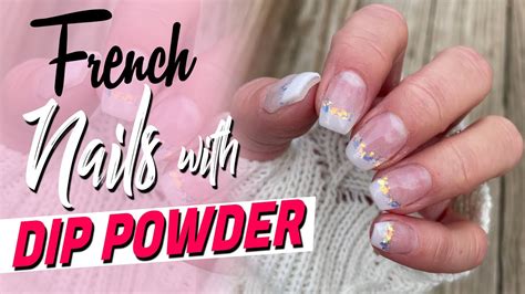 Diy French Nails With A Twist Youtube