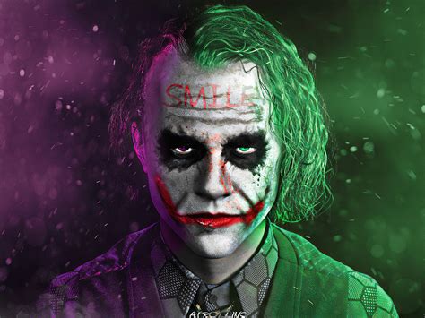 Heath Ledger Joker Wallpaper Hd 4k Download Joker Heath Ledger 4k Art 4k Hd Widescreen Wallpaper