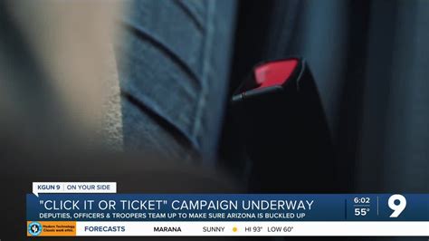 click it or ticket enforcement campaign launches in arizona