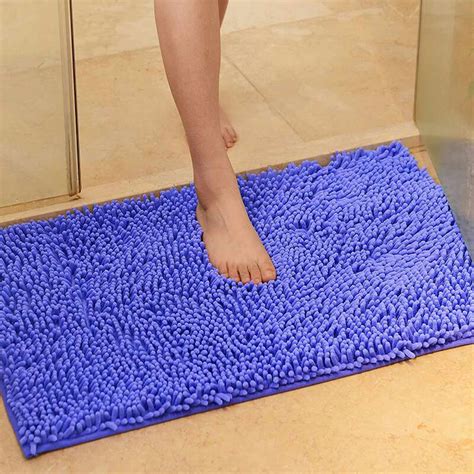 Non Slip Bath Mat Microfiber Rugs Bathroom Bedroom Shower Carpet Mat