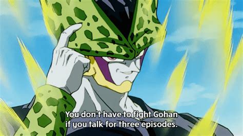 With tenor, maker of gif keyboard, add popular dragon ball z animated gifs to your conversations. You Don't Have To Fight Gohan If you Talk For 3 Episodes | Roll Safe | Know Your Meme