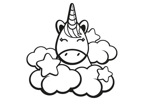 Desenho De Cachorro Kawaii Para Colorir Dibujo De Nube Unicornio Sexiz Pix