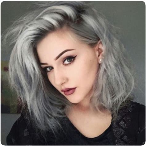 This can look like sudden graying because the hair that's left is gray or white. DIY Hair: How to Get Granny Gray Hair | Hair dye colors ...