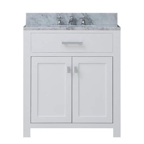 Available in a variety of finishes, colors and styles, including rustic, contemporary, and traditional. Water Creation Madison 30 in. Vanity in Modern White with ...