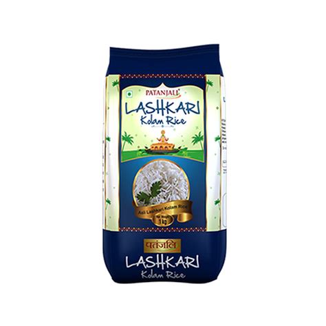 Patanjali Lashkari Kolam Rice 1 Kg Richesm Healthcare