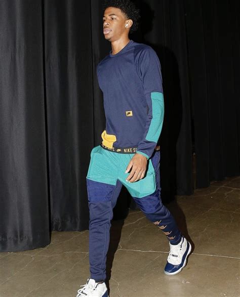 Comfy Fit Ja Morant Spotted In Various Nike Sweatsuits Donovan Moore