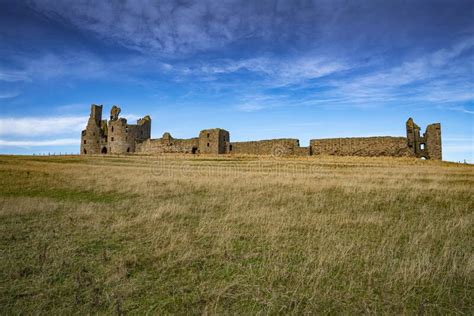 Dunstanburgh Castle Northumberland England Imagen De Archivo Imagen