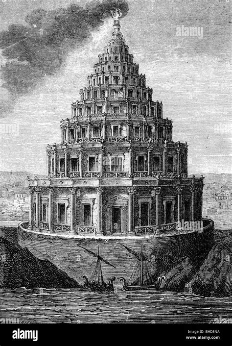 Ancient World Seven Wonders Of The World Lighthouse Of Alexandria