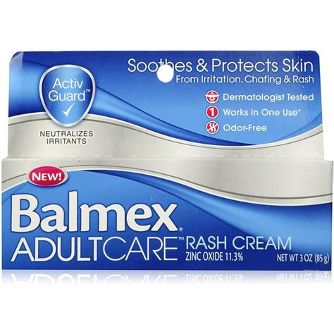 Balmex Adult Care Rash Cream 3 Oz