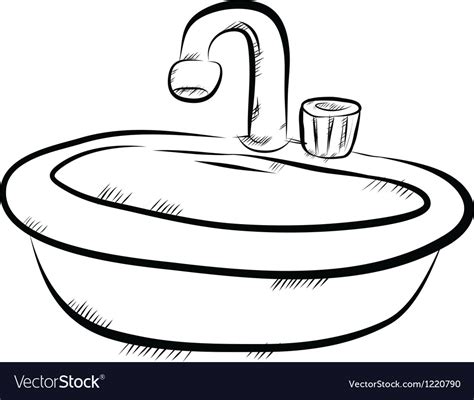 Sink Royalty Free Vector Image Vectorstock