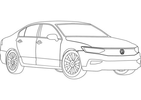 This company has been producing various car models since its inception. VW Passat coloring page | Free Printable Coloring Pages