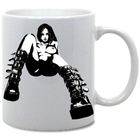 Boot Girl Coffee Mug By Plan9tshirts On Etsy £5 00 Girl Coffee Printed Mug Girls Boots