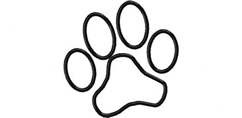 Dog Paw Silhouette At Getdrawings Free Download