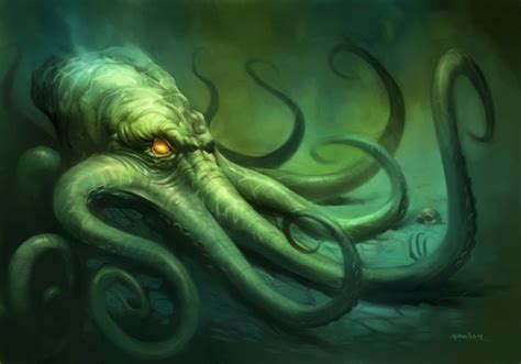 Friday Featured Artist Preilly Ocean Monsters Octopus Art Sea