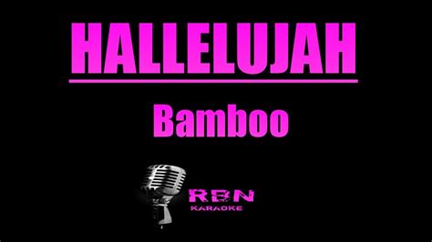 Hallelujah By Bamboo Hd Karaoke Youtube