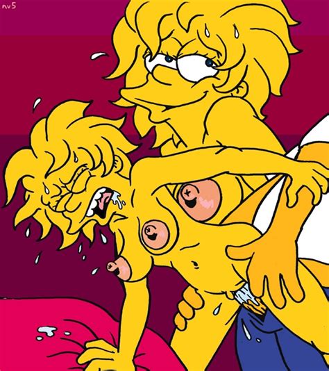Rule 34 Breasts Color Exposed Breasts Female Homer Simpson Human Lisa Simpson Male Nev Pussy