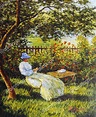 Alice Hoschede In The Garden Painting by Claude Monet | iPaintings.com