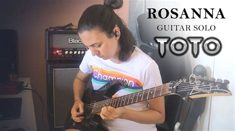 Toto Rosanna Guitar Solo Youtube