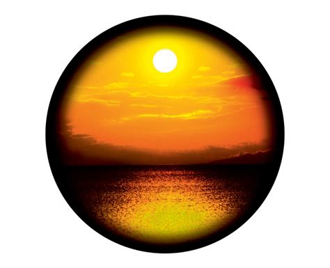 Vacation Sunset Png Download Circle Clip Art Library
