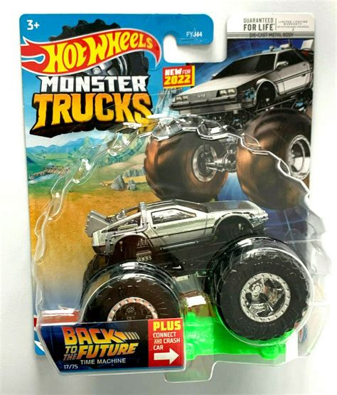 Buy Diecast Hot Wheels Monster Trucks Back To The Future Time Machine