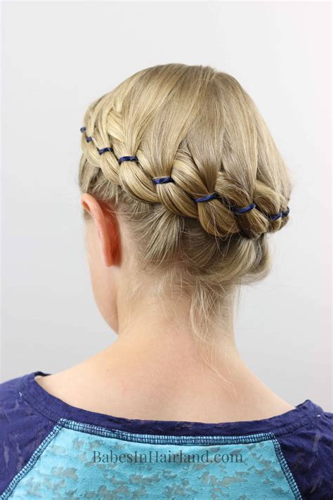 Add Some Color To A 4 Strand Braid By Adding Ribbon This Gorgeous 4