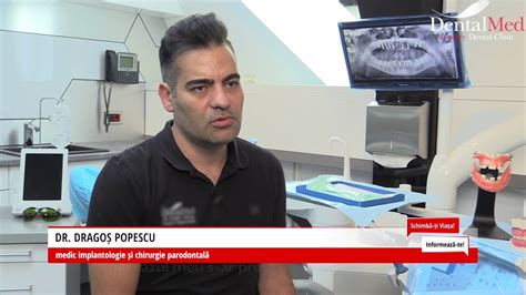 Despre Tratamentul Prin Implant Dentar Cu Dr Dragos Popescu Youtube