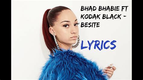 Bhad Bhabie Feat Kodak Black Bestie Lyric Youtube
