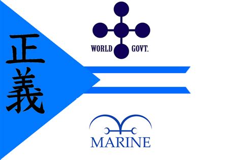 A Fictional War Flag Of World Government Ronepiece