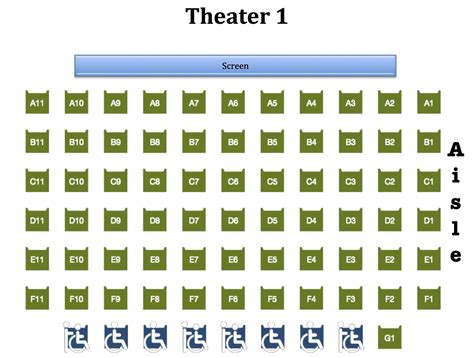 Seat Maps Century Square Luxury Cinemas