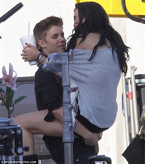 Justin Bieber Cant Keep His Hands Off Selena Gomez After Making Do With A Lookalike For His